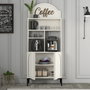 Hanah Home Lyon 80 Crema y Negro